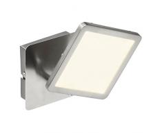 Brilliant Uranus LED Wandspot Wandstrahler schwenkbar eisen/weiß 500 Lumen, LED integriert