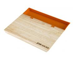 Joe leitet 47374 Prep Gadgets Schneidebrett mit Silikon Food-Tablett, Multi Farbe