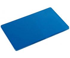 Kesper 30142 HACCP Schneidebrett Kunststoff Gastronorm 1/2, 32,5 x 26,5 x 1,5 cm, blau