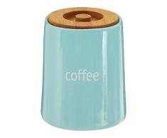 Premier Housewares Fletcher Kaffeedose, Blau, Bambus, Dolomit, 12x12x14