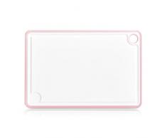 Zeller 26144 Schneidebrett, Kunststoff, Weiß/Rosé