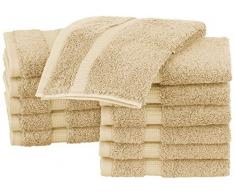 Pinzon Waschlappen aus Biobaumwoll-Mischgewebe, 12er-Pack, Senfgelb