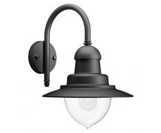 Philips myGarden Wandaussenleuchte Raindrop 60W Aluminium 53 W E27 schwarz 016523016