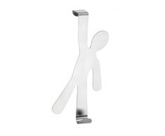 Wenko 4468140100 Türhaken Boy - Edelstahl rostfrei, 7 x 15 x 2.5 cm, matt