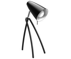 Alba Fluokid 2 Schreibtischleuchte, schwarz