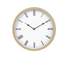 AmazonBasics – Wanduhr, römisches Design, 30,5 cm, Messingfarben