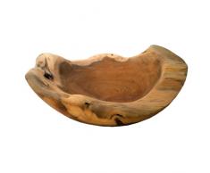 Java Exclusiv 32397 Schale Dino aus Teakholz, ø circa 30 cm