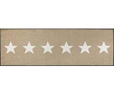 Wash + Dry Fußmatte, Acryl, Beige, 60x180 cm