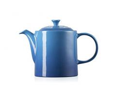 Le Creuset Klassische Teekanne, Rund, 1,3 Liter, Steinzeug, Marseille