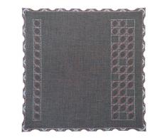 Plauener Spitze Tischwäsche, Braun, 63 x 63 cm eckig