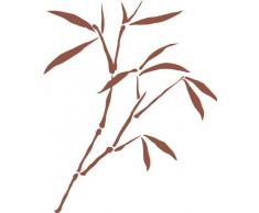 INDIGOS 4051095041559 Wandtattoo w335 Schilf Gras Wandauskleber in 3 GrÃ¶Ãen, 96 x 77 cm, braun