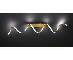 Wofi - LED moderne Spiral- Deckenleuchte Russel Design Deckenlampe (Deckenleuchte)