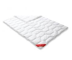 Badenia Bettcomfort Steppbett Trendline Basic kochfest Leicht Sommerdecke, 155 x 220 cm, weiß