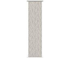 GARDINIA Flächenvorhang (1 Stück), Schiebegardine, Blickdicht, Stoff Waschbar, Äste, Beige, 60 x 245 cm (BxH)