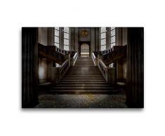 Premium Textil-Leinwand 75 x 50 cm Quer-Format Geheimnisvolle Orte - Lost Places | Wandbild, HD-Bild auf Keilrahmen, Fertigbild auf hochwertigem Vlies, Leinwanddruck von Eleonore Swierczyna