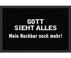empireposter Gott Sieht Alles - Fussmatte, Größe: 60 x 40 cm, Material Polypropylen