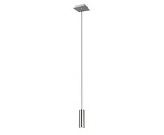 Trio Leuchten Pendelleuchte Marley 312400107, Metall Nickel matt, Pendel 1-flammig, exkl. 1 x GU10