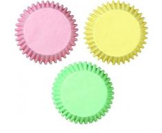 Wilton Backförmchen Pastellfarben 75er, Paper, Bunt, 6.78 x 6.78 x 3.12 cm