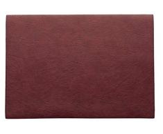 ASA Vegan Leather Tischset, Polyurethane, Rosewood, 46 x 33 cm