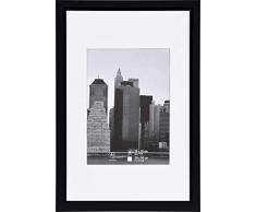 Henzo 8088108 Metallica Bilderrahmen, Plastik, schwarz, 30.8 x 20.8 x 2.2 cm