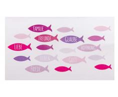 Rayher 31611264 Wachsmotiv Fische, pink, 8,5 x 5 cm, 1 Stück, zum Gestalten von Kerzen (Firmung, Konfirmation, Kommunion etc.)