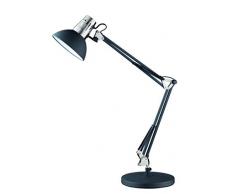 Fischer&Honsel Pit Tischleuchte, Metall, 40 W, schwarz