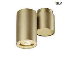 SLV LED Strahler ENOLA_B dreh- und schwenkbar | Dimmbare Wand- und Deckenleuchte zur Beleuchtung innen | LED Spot, Deckenfluter, Deckenstrahler, Decken-Lampen, Wand-Lampe | 1-flammig, GU10, EEK E-A++