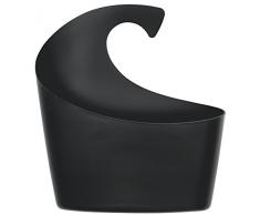 Spirella Sydney Black Korb, small Badaccessoires, Polypropylen, 19.5 x 17.5 x 6.5 cm