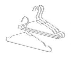 Brabantia Aluminium Kleiderbügel, 4er Set, Silver, One Size