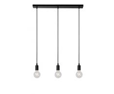 Lucide FIX MULTIPLE - Pendelleuchten - E27 - Schwarz