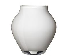 Villeroy & Boch Oronda Mini Vase Arctic Breeze, 12 cm, Glas, Weiß