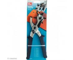 Prym 390905 Revolver-Lochzange mit Drehteller, Stahl, pflaumenblau, One Size