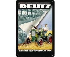 Nostalgic-Art 22113 Traditionsmarken - Deutz Klöckner, Blechschild 20x30 cm