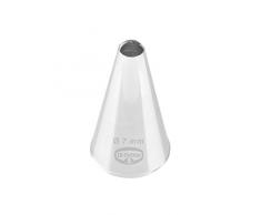 Dr. Oetker Lochtülle 7 mm, Lochtülle aus der Tüllen-Manufaktur, Backzubehör zum Dekorieren (Farbe: silber), Menge: 1 Stück