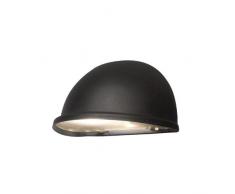 Gnosjö Konstsmide Torino Wandleuchte Außenleuchte, Aluminium, E14 small Screw, schwarz, 20 x 10.5 x 10 cm