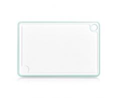 Zeller 26145 Schneidebrett, Kunststoff, Weiß/Mint