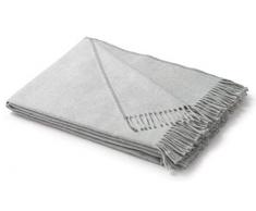 biederlack Überwurf, Baumwoll-Mischgewebe, 130 x 170 cm, silberfarben