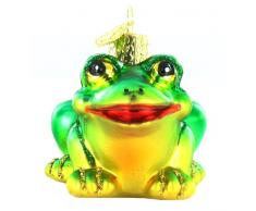 Old World Christbaumschmuck: Meerestiere und Wassertiere aus Glas mundgeblasen Hop-Along grün