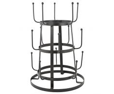 MyGift Vintage Rustikal eisen Mug/Cup/Glas Flasche Organizer Baum Trocknen Rack Ständer