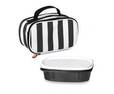 TATAY Urban Food Mini Zebra - Thermotasche zum Transport von Lebensmitteln, inklusive Frischhaltedosen