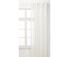 sans Ohne CV 00114-152 Luna Ösenvorhang, Polyester, 140 x 260 cm, Natur