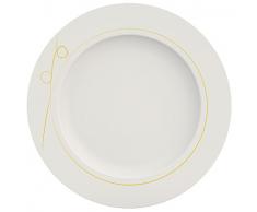 Ornamin Teller flach Ø 27 cm Esprit gelb Melamin (Modell 1204) / Kunststoffteller, Menüteller, Speiseteller