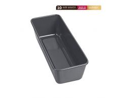 Kaiser La Forme Plus Königskuchenform, 25 x 10 cm, Backform eckig, Emailleboden, antihaftbeschichtet, schnittfest, abgerundete Ecken und Kanten