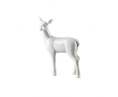 Hutschenreuther Porzellan-Figur, Weiß, Länge: 7, 0cm, Breite: 3, 5 cm Höhe: 9, 7 cm