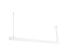 SLV LED Büro-Beleuchtung dimmbar, höhenverstellbar, Blendfreie Büro-Beleuchtung, Arbeitszimmer-Deckenleuchte, Hänge-Lampe Büro, Arbeitsplatz-Beleuchtung, Panel, Kaltweiß 4000K, LED Inside, EEK A++