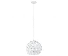 EGLO Kugel Pendelleuchte Aluminium E27, Transparent