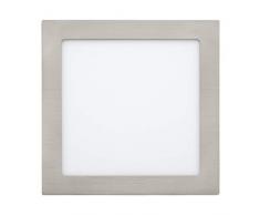 EGLO Einbauleuchte, Metallguss, Integriert, 16.5 W, nickel-matt