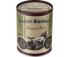Nostalgic-Art - Harley-Davidson Knucklehead - Spardose, Geschenke für Harley-Davidson Fans, als Sparschwein aus Metall, Vintage Sparbüchse aus Blech