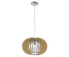 EGLO Hängeleuchte, Nickel-Matt, Weiß, Kupfer