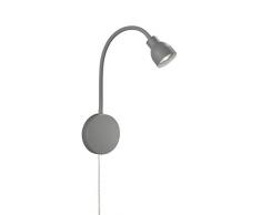 Fischer&Honsel Kevin Bettleuchte, Metall, 10 W, grau